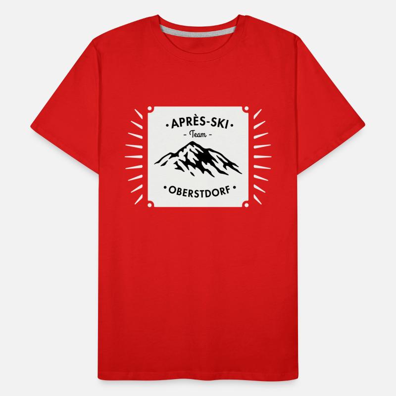 Après-Ski Oberstdorf T-shirt bio Premium Homme