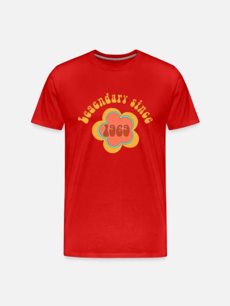 Legendary since 1969 Birthday Retro - Men's Premium Organic T-Shirt -
