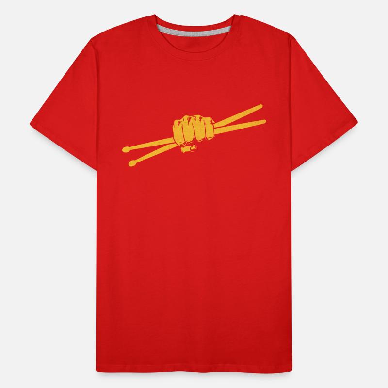 Drumstick Drummer Drum Drumming Drummers T-shirt bio Premium Homme