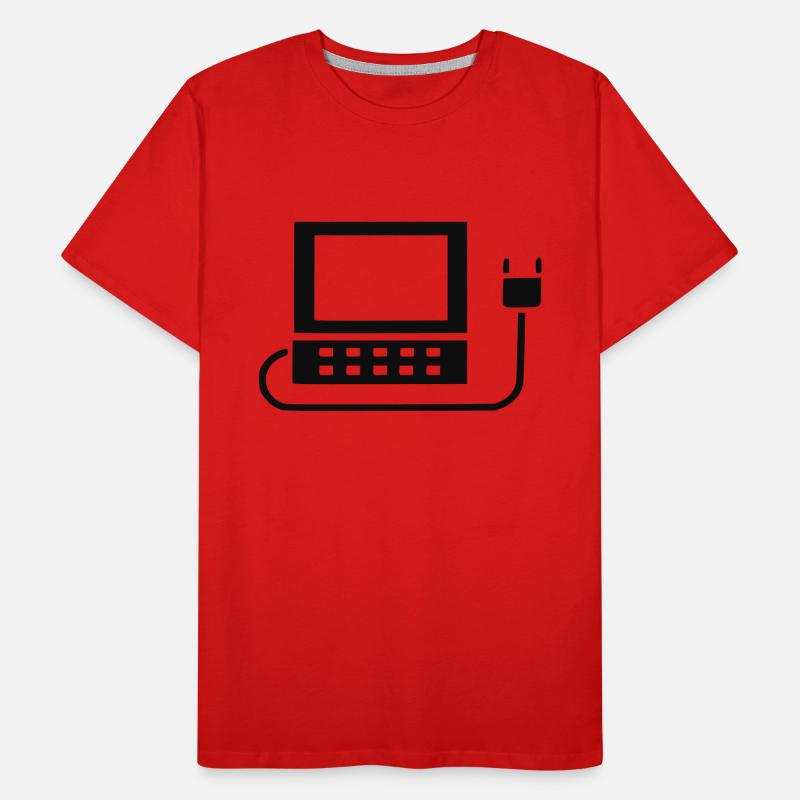 Computer, Laptop, PC Männer Premium Bio T-Shirt