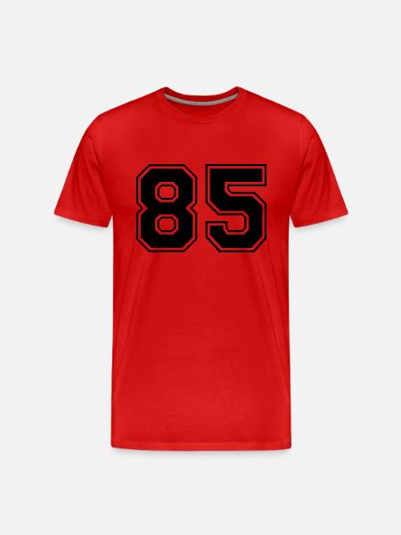 85 - Men's Premium Organic T-Shirt - red