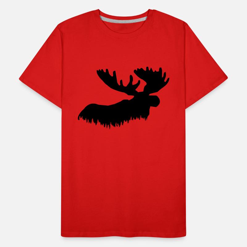 Moose Men's Premium Organic T-Shirt