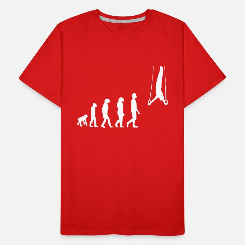 Evolution Gymnastikringe Männer Premium Bio T-Shirt