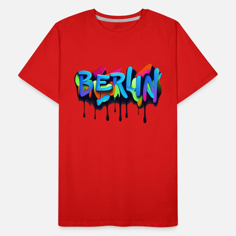 Berlin Graffiti Men's Premium Organic T-Shirt