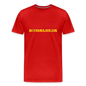 Jamon Spanische Küche Schweinefleisch Schinken - Männer Premium Bio T-Shirt - Rot - Vorne - Damien (186cm)