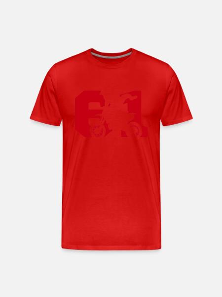 Moto 61 biker - Men's Premium Organic T-Shirt - red