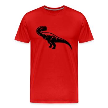 Trex - T-shirt bio Premium Homme - rouge - Devant - Damien (186cm)