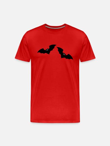 Bat 2 - Men's Premium Organic T-Shirt - red