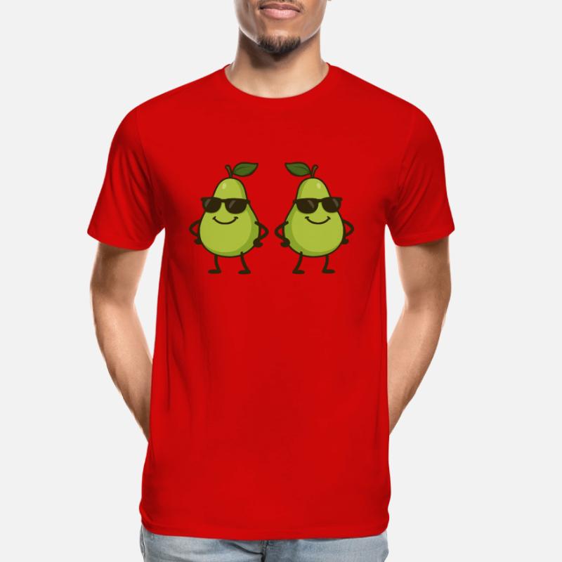 Pear Comic Cool 2 Men's Premium Organic T-Shirt