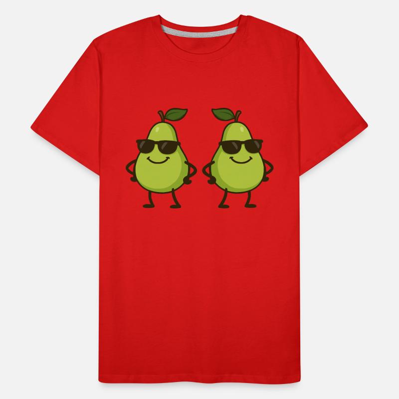 Pear Comic Cool 2 Men's Premium Organic T-Shirt