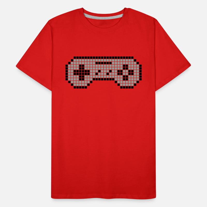 Manette à 8 bits 02 T-shirt bio Premium Homme