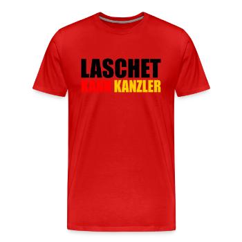Laschet kann kanzler - Männer Premium Bio T-Shirt - Rot - Vorne - Damien (186cm)