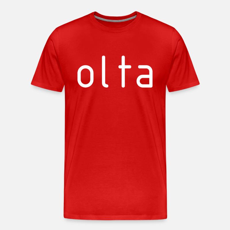 olta - Männer Premium Bio T-Shirt - Rot