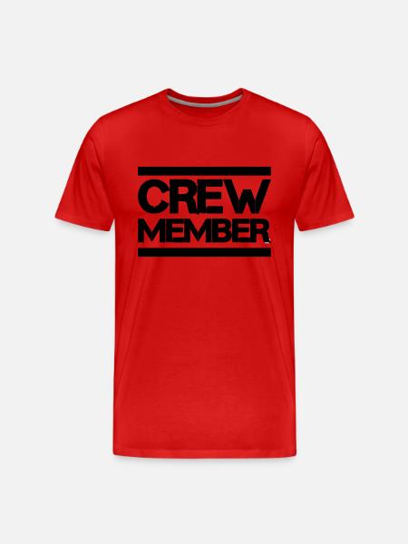Membre d’équipage - T-shirt bio Premium Homme - rouge