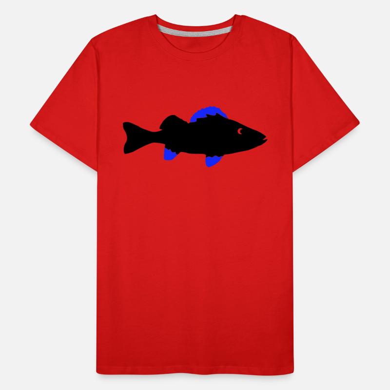 Perch Fish Men's Premium Organic T-Shirt