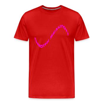 Gnothi Seauton - T-shirt bio Premium Homme - rouge - Devant - Damien (186cm)