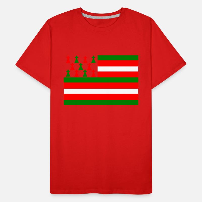 Drapeau breton basque T-shirt bio Premium Homme