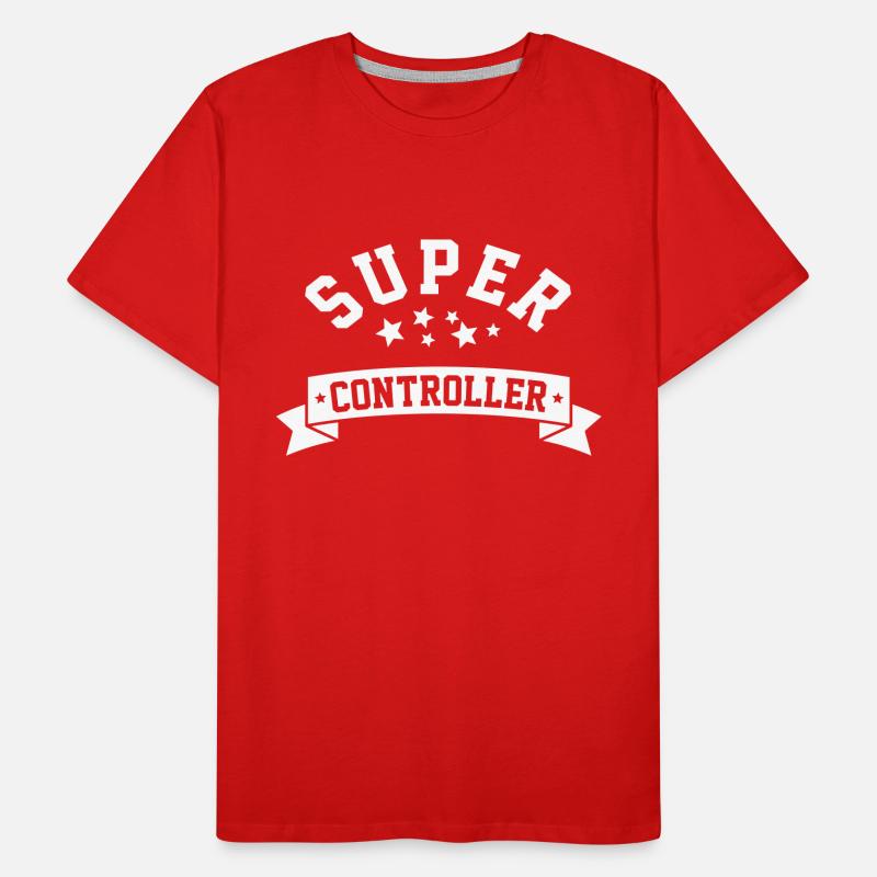 Super CONTROLLER, Controlling Finance Reporting Men's Premium Organic T-Shirt