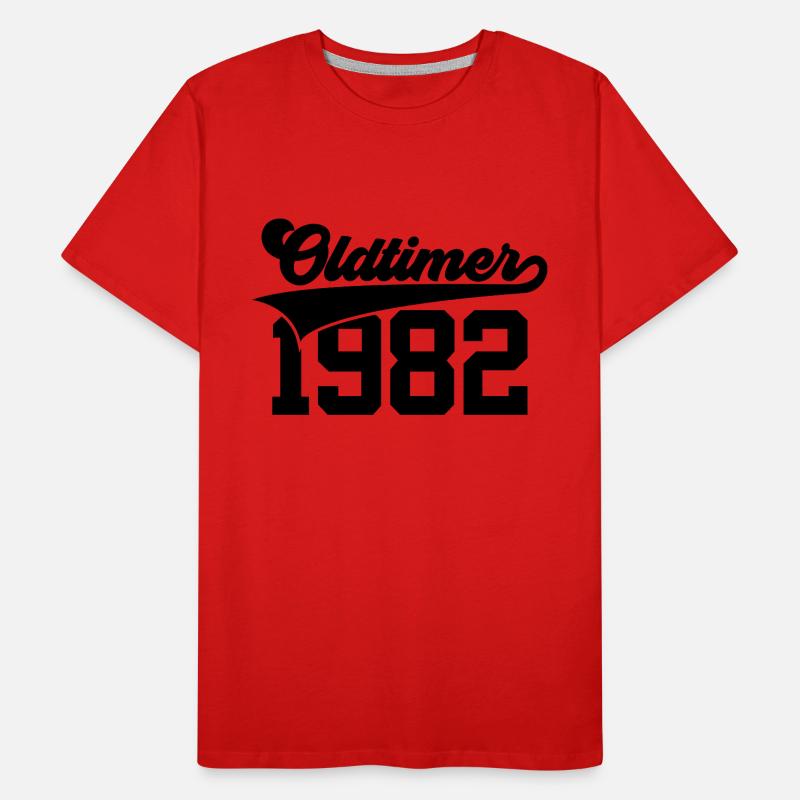 44. GEBURTSTAG OLDTIMER 1982 Männer Premium Bio T-Shirt