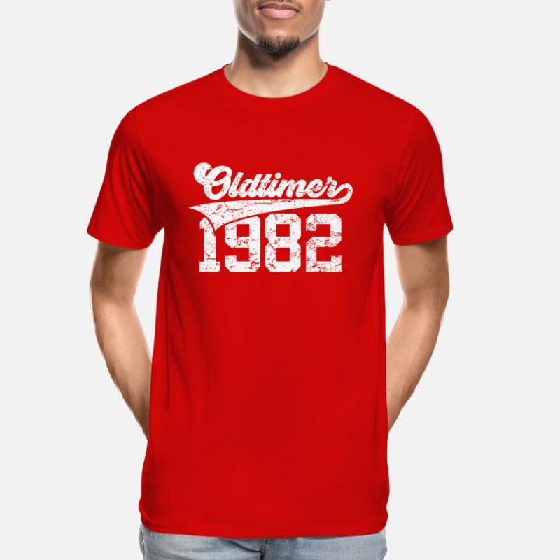 44. GEBURTSTAG OLDTIMER 1982 Männer Premium Bio T-Shirt