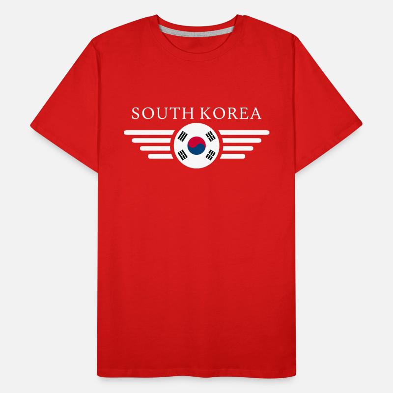 Corée du Sud, Corée du Sud T-shirt bio Premium Homme