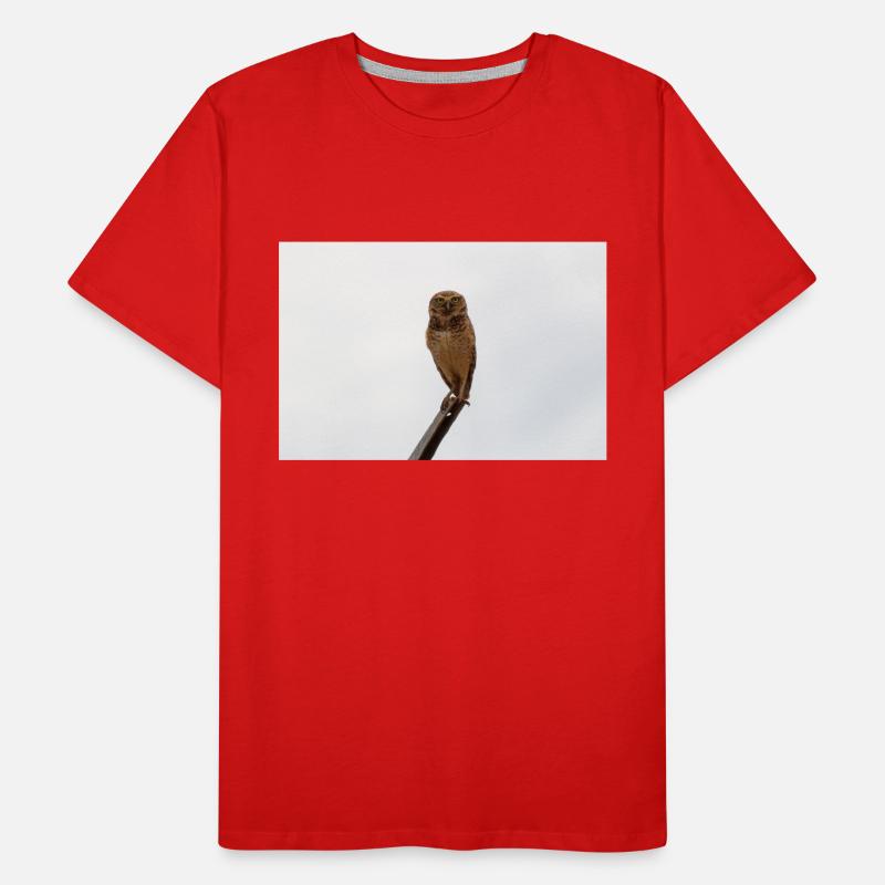 Die Eule Männer Premium Bio T-Shirt