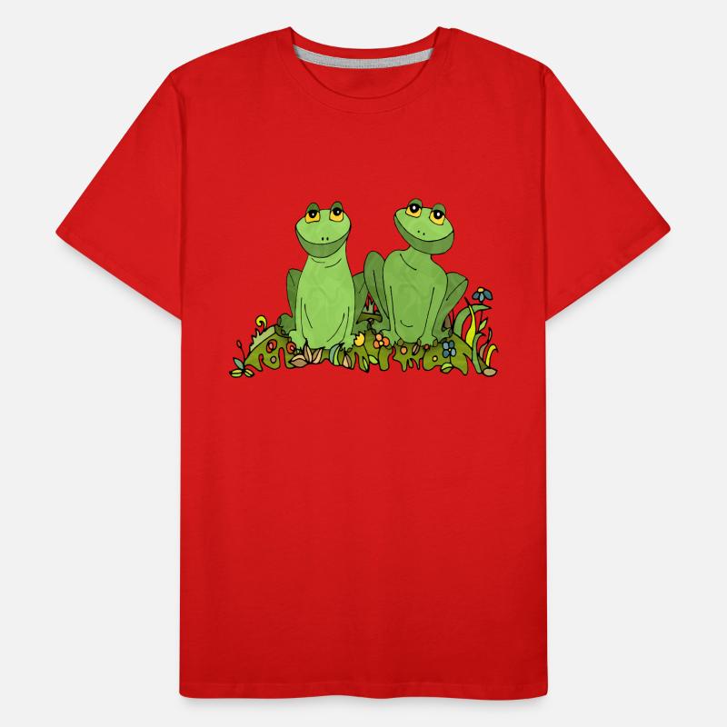 Frösche Männer Premium Bio T-Shirt