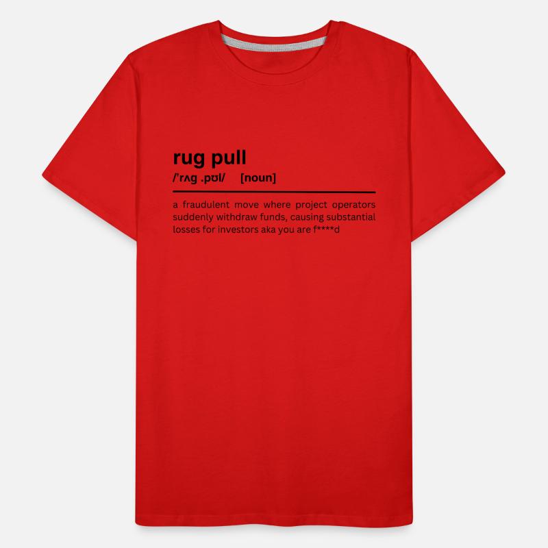 rug pull Männer Premium Bio T-Shirt