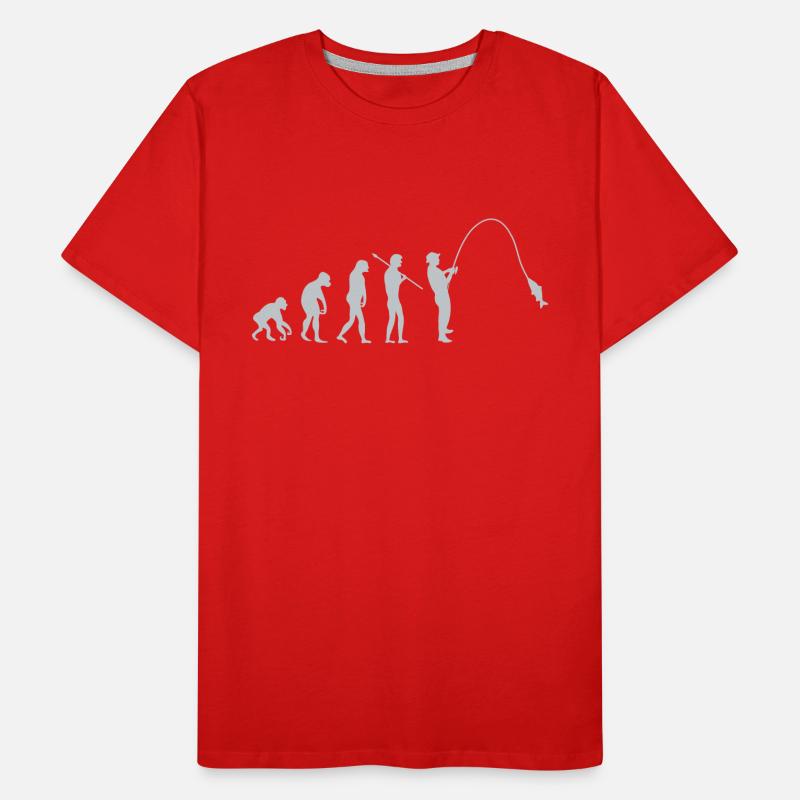 Évolution de la pêche T-shirt bio Premium Homme