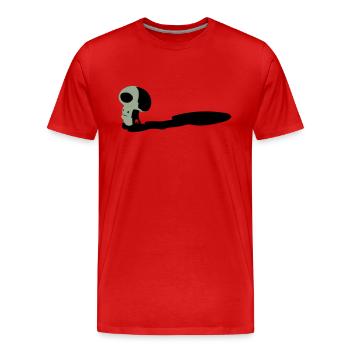 Coup de poing - T-shirt bio Premium Homme - rouge - Devant - Damien (186cm)