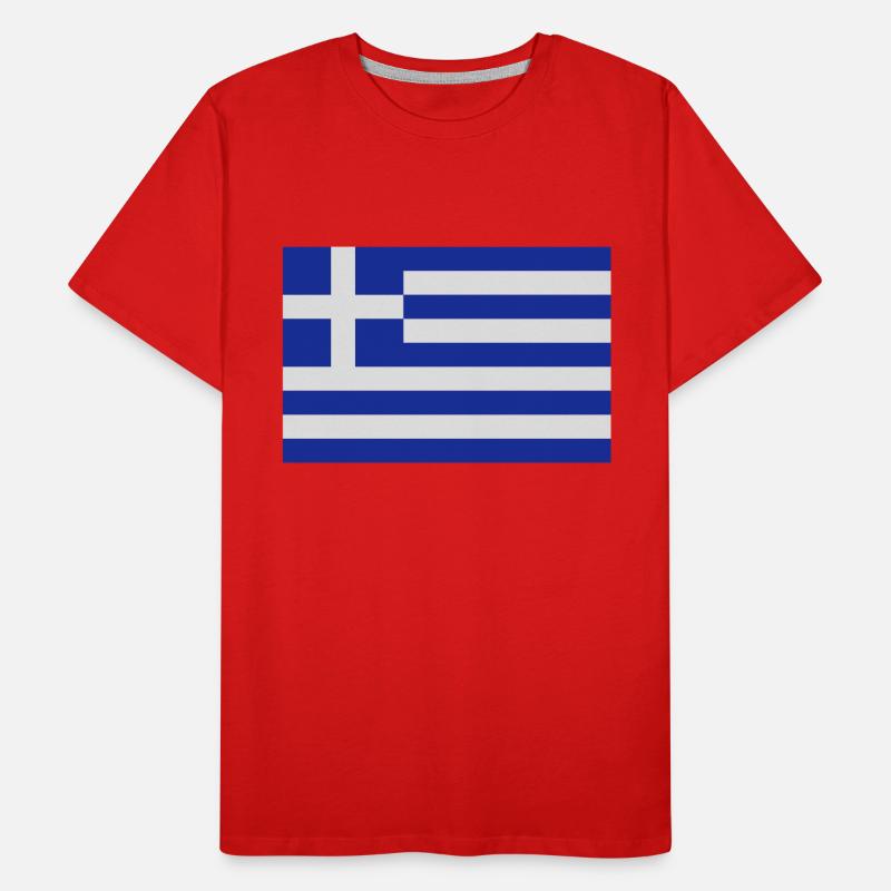 drapeau Grèce - Greece - Ελλάς T-shirt bio Premium Homme