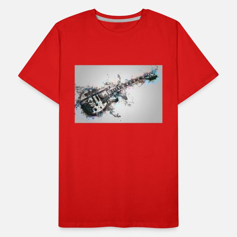 Electro Guitar T-shirt bio Premium Homme