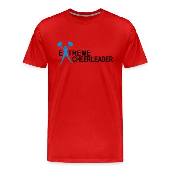 cheerleader - T-shirt bio Premium Homme - rouge - Devant - Damien (186cm)