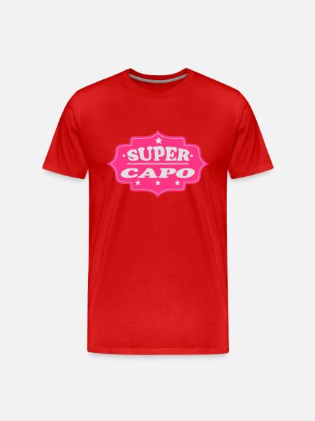 Super capo 111 - Men's Premium Organic T-Shirt - red