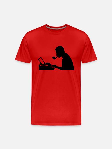 Journalist - Men's Premium Organic T-Shirt - red