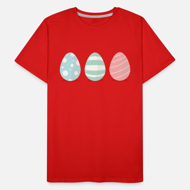 Three Easter eggs Men's Premium Organic T-Shirt