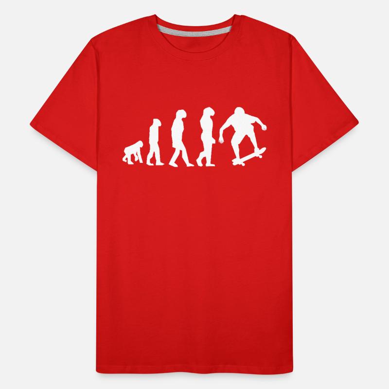 Skate-Evolution Männer Premium Bio T-Shirt