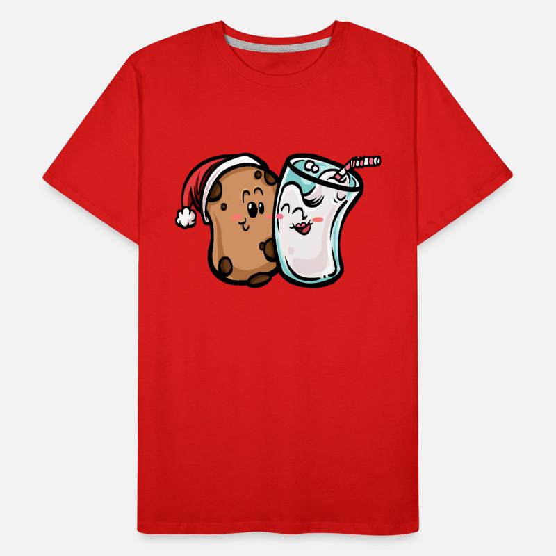 Biscuits et lait T-shirt bio Premium Homme