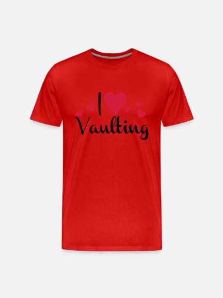vaulting - Men's Premium Organic T-Shirt - red
