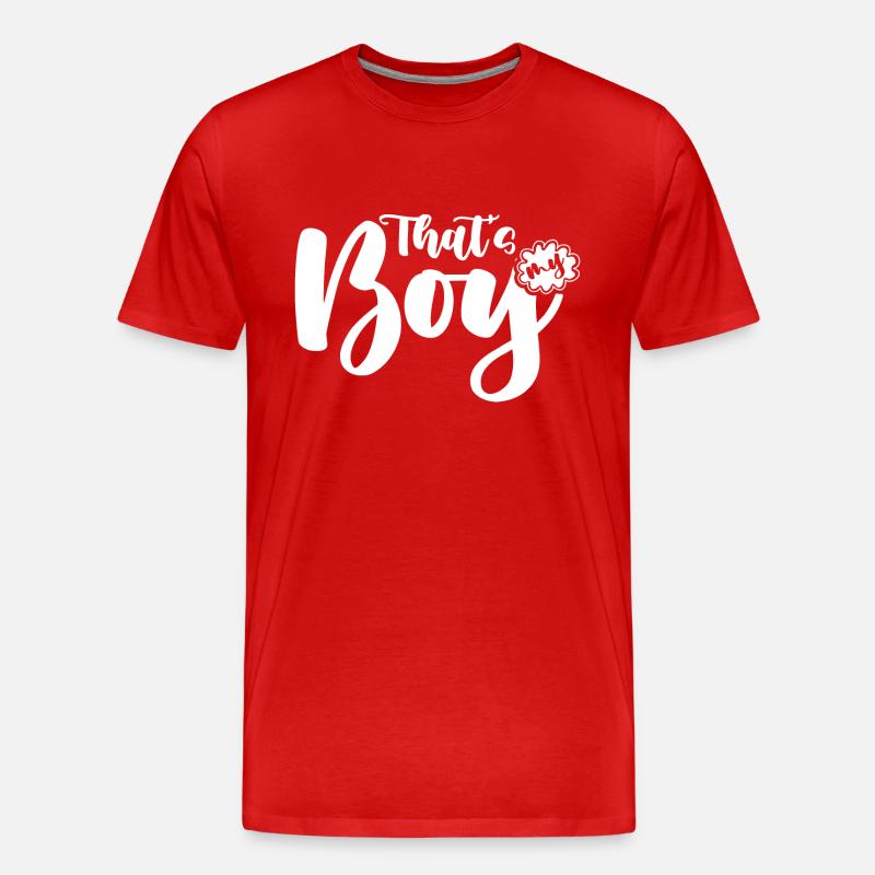 thatsmyboy - Männer Premium Bio T-Shirt - Rot
