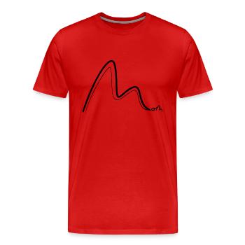 Maman Fête des mères - T-shirt bio Premium Homme - rouge - Devant - Damien (186cm)