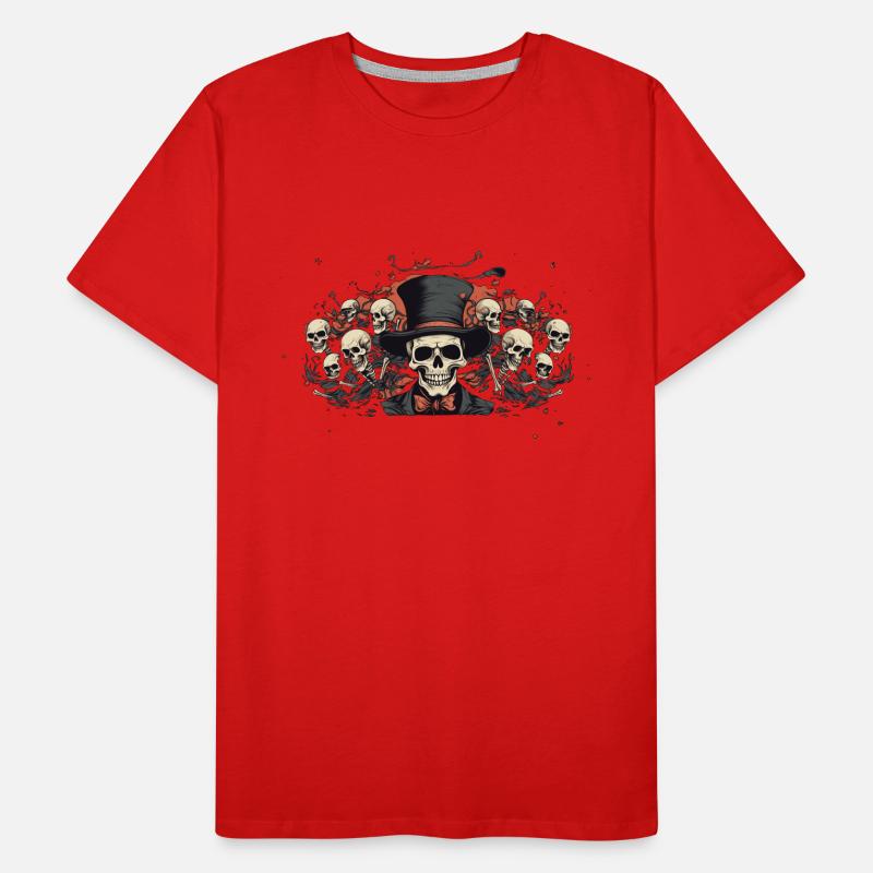 Skelette Männer Premium Bio T-Shirt