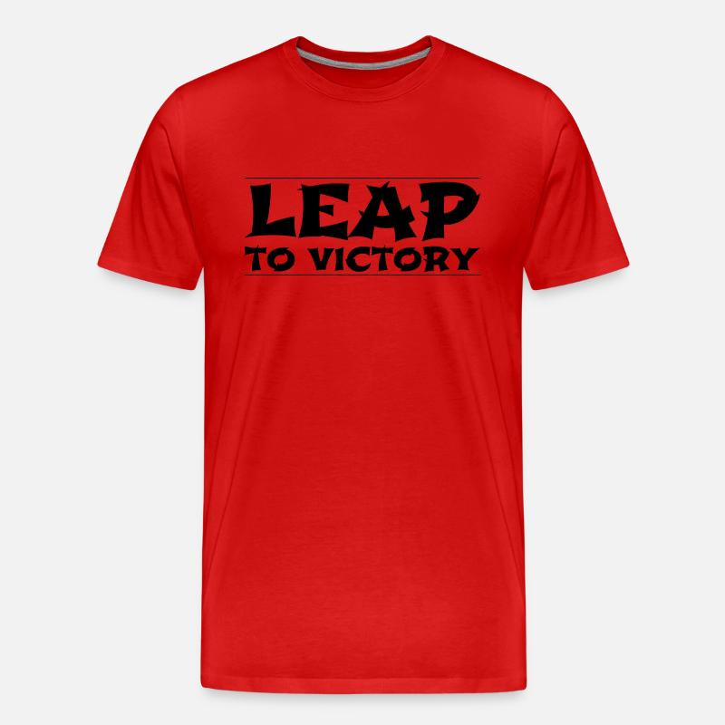 present idea birthday present risk-taking - Männer Premium Bio T-Shirt - Rot