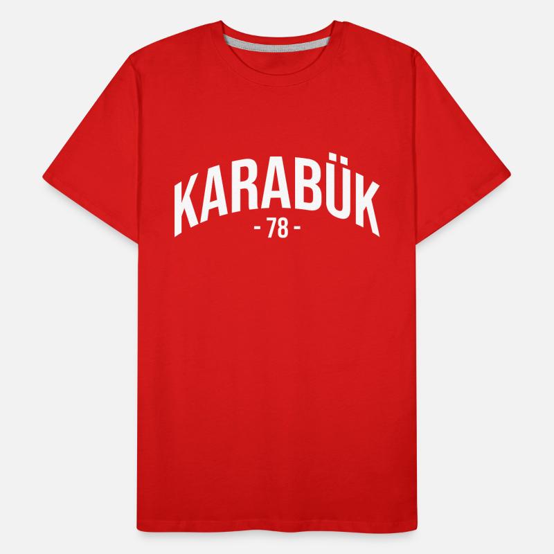 Karabük 78 Turkey Turkiye Gift Karabüklü TR Men's Premium Organic T-Shirt