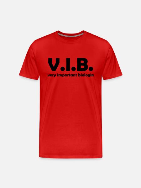 biologin - Männer Premium Bio T-Shirt - Rot
