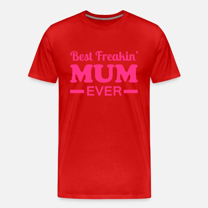 Mum - Men's Premium Organic T-Shirt - red