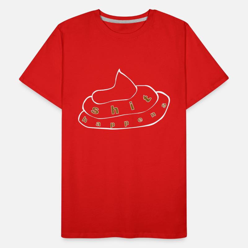 La merde arrive 1 T-shirt bio Premium Homme
