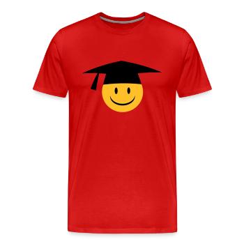 Doktor - Männer Premium Bio T-Shirt - Rot - Vorne - Damien (186cm)