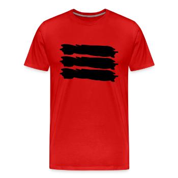 deutschland - Männer Premium Bio T-Shirt - Rot - Vorne - Damien (186cm)