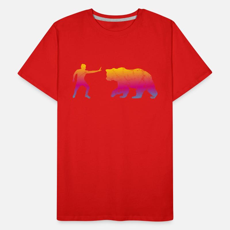 Stop Bär Männer Premium Bio T-Shirt